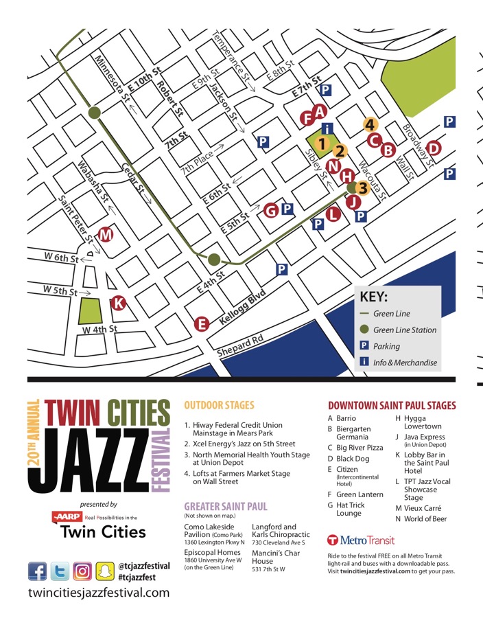 Getting to Mears Park Twin Cities Jazz Festival